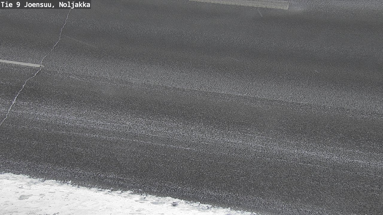 Weather Camera Image Väg 9 Joensuu, Noljakka, Joensuu, Pohjois-Karjala