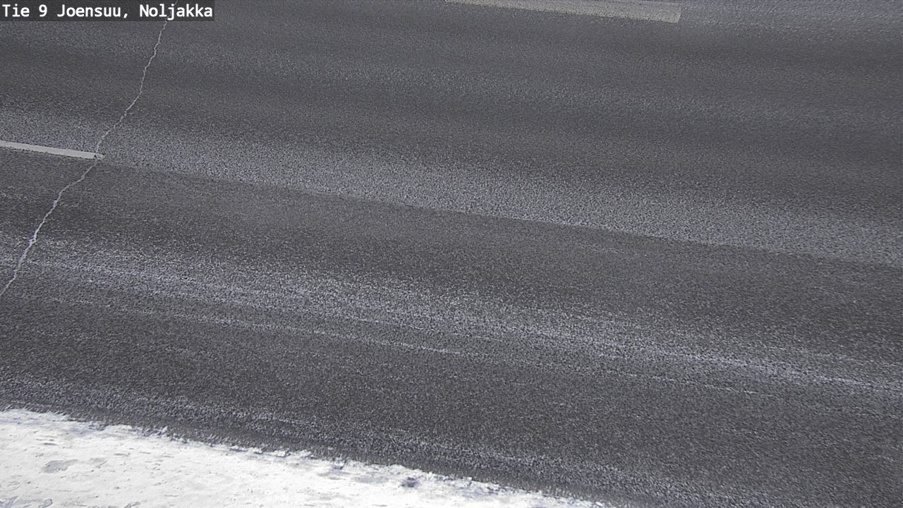 Weather Camera Image Väg 9 Joensuu, Noljakka, Joensuu, Pohjois-Karjala