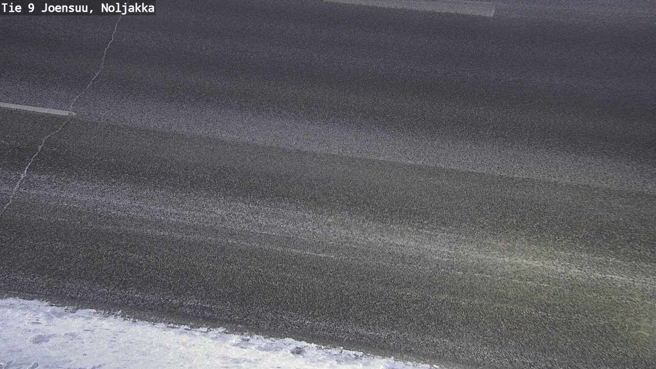 Weather Camera Image Väg 9 Joensuu, Noljakka, Joensuu, Pohjois-Karjala