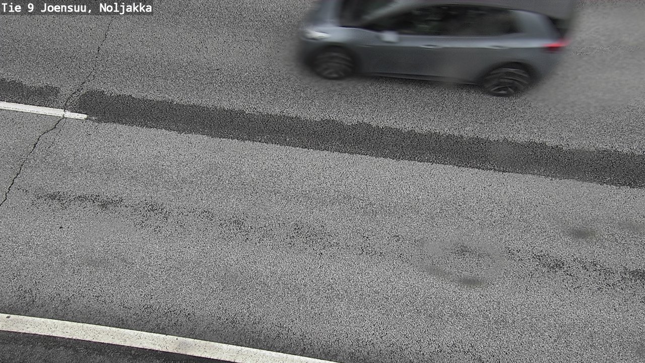 Weather Camera Image Väg 9 Joensuu, Noljakka, Joensuu, Pohjois-Karjala