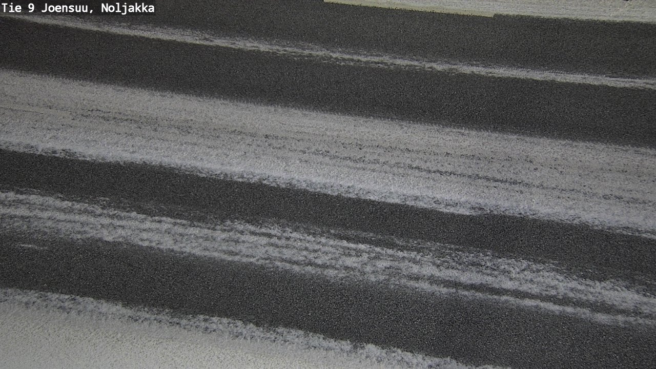 Weather Camera Image Väg 9 Joensuu, Noljakka, Joensuu, Pohjois-Karjala