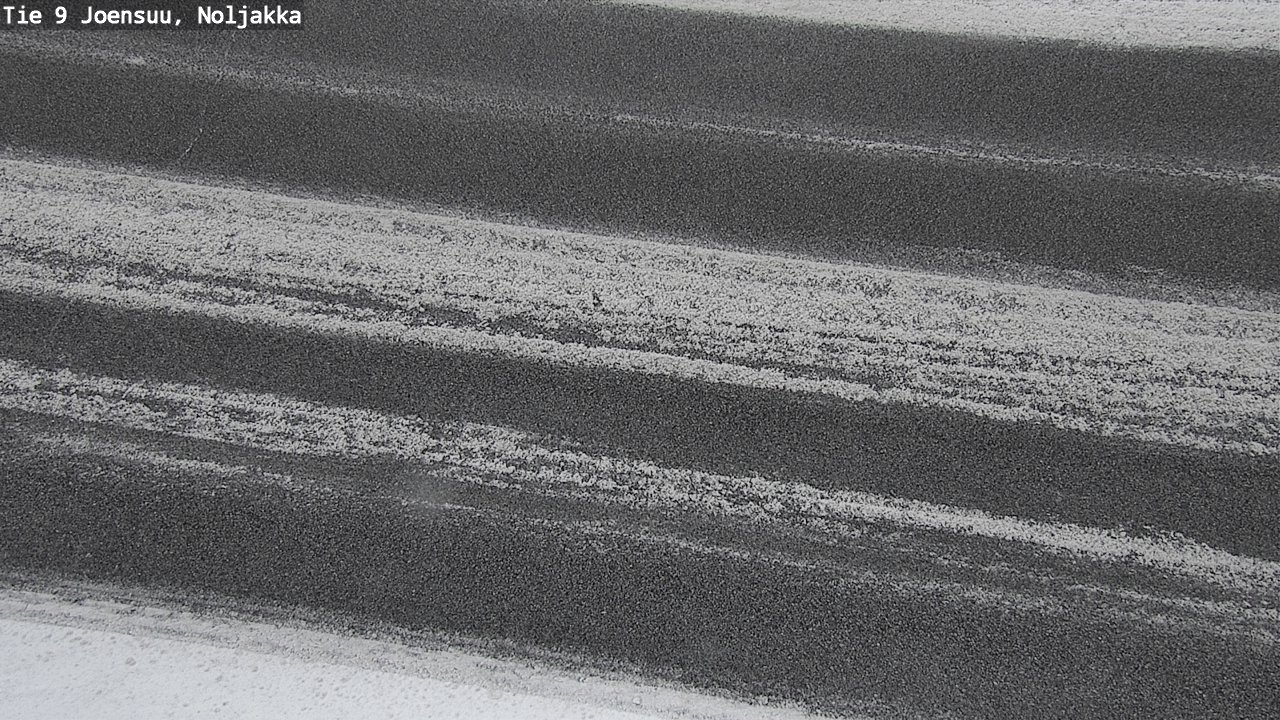 Weather Camera Image Väg 9 Joensuu, Noljakka, Joensuu, Pohjois-Karjala