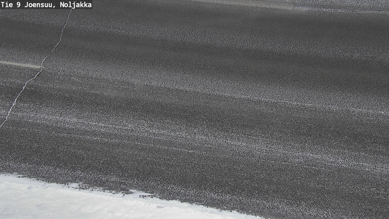Weather Camera Image Väg 9 Joensuu, Noljakka, Joensuu, Pohjois-Karjala
