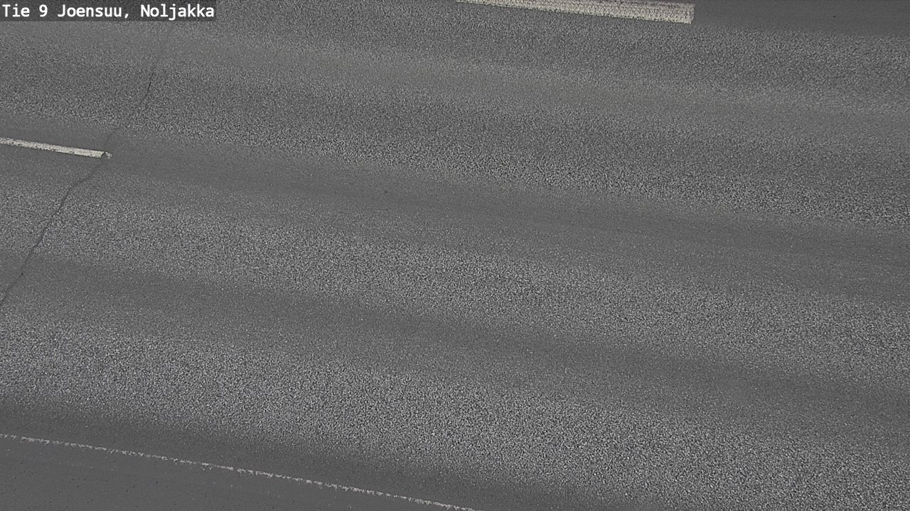 Weather Camera Image Väg 9 Joensuu, Noljakka, Joensuu, Pohjois-Karjala