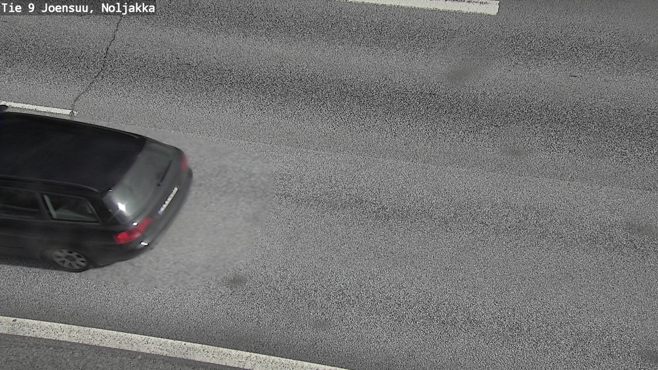 Weather Camera Image Väg 9 Joensuu, Noljakka, Joensuu, Pohjois-Karjala