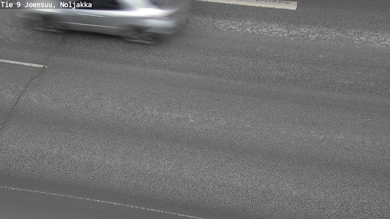 Weather Camera Image Väg 9 Joensuu, Noljakka, Joensuu, Pohjois-Karjala
