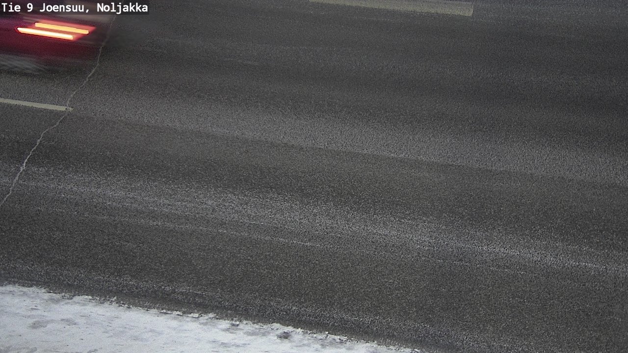 Weather Camera Image Väg 9 Joensuu, Noljakka, Joensuu, Pohjois-Karjala