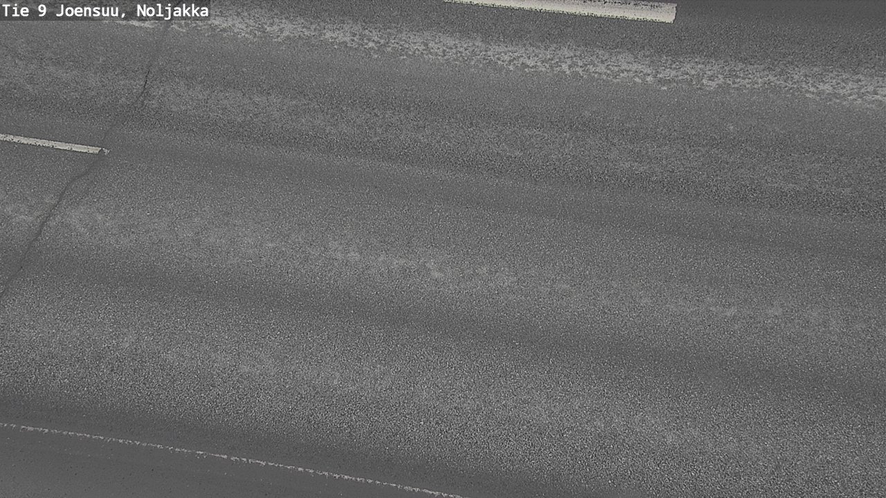 Weather Camera Image Väg 9 Joensuu, Noljakka, Joensuu, Pohjois-Karjala