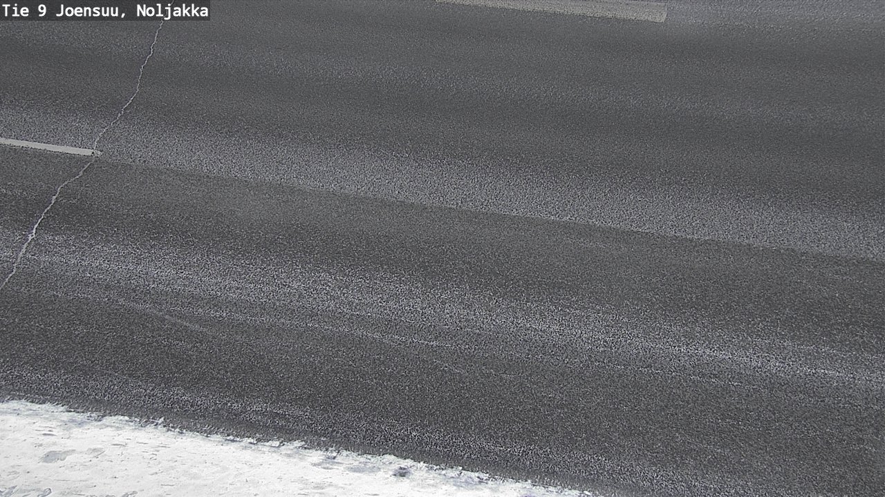 Weather Camera Image Väg 9 Joensuu, Noljakka, Joensuu, Pohjois-Karjala