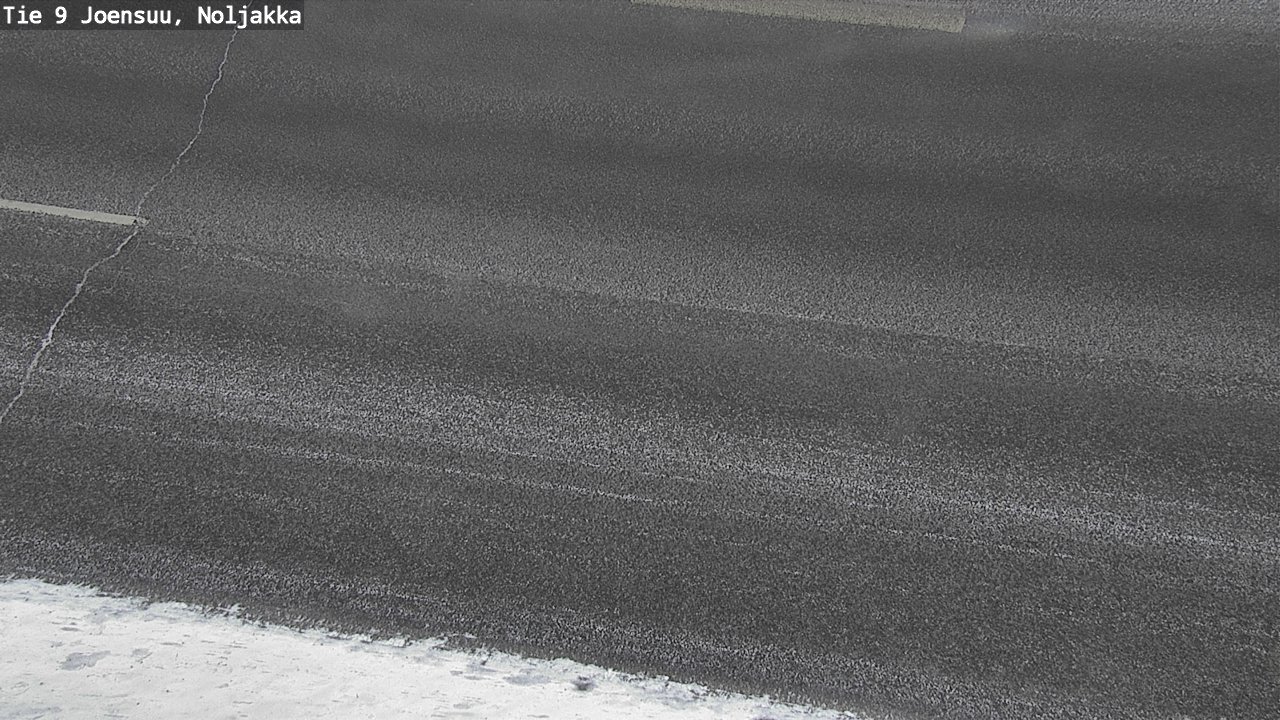 Weather Camera Image Väg 9 Joensuu, Noljakka, Joensuu, Pohjois-Karjala
