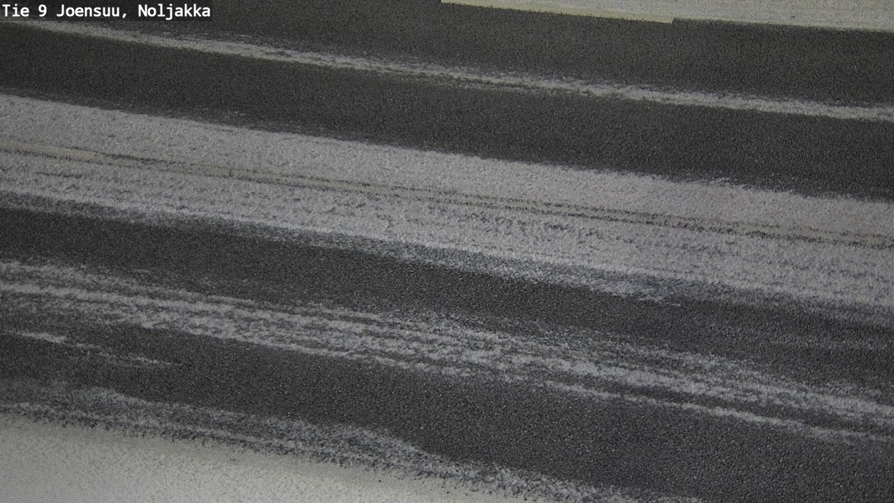 Weather Camera Image Väg 9 Joensuu, Noljakka, Joensuu, Pohjois-Karjala