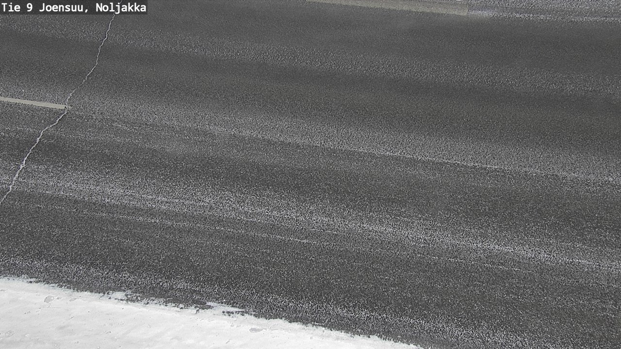 Weather Camera Image Väg 9 Joensuu, Noljakka, Joensuu, Pohjois-Karjala