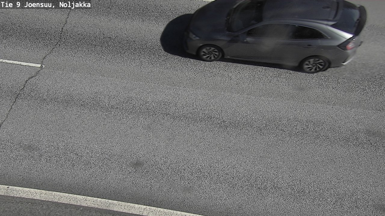 Weather Camera Image Väg 9 Joensuu, Noljakka, Joensuu, Pohjois-Karjala