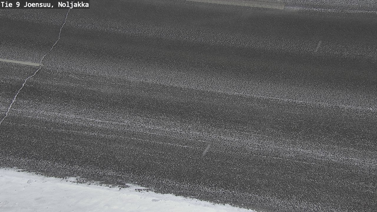 Weather Camera Image Väg 9 Joensuu, Noljakka, Joensuu, Pohjois-Karjala