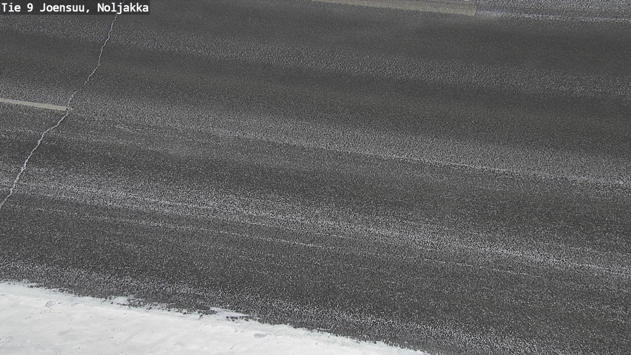 Weather Camera Image Väg 9 Joensuu, Noljakka, Joensuu, Pohjois-Karjala