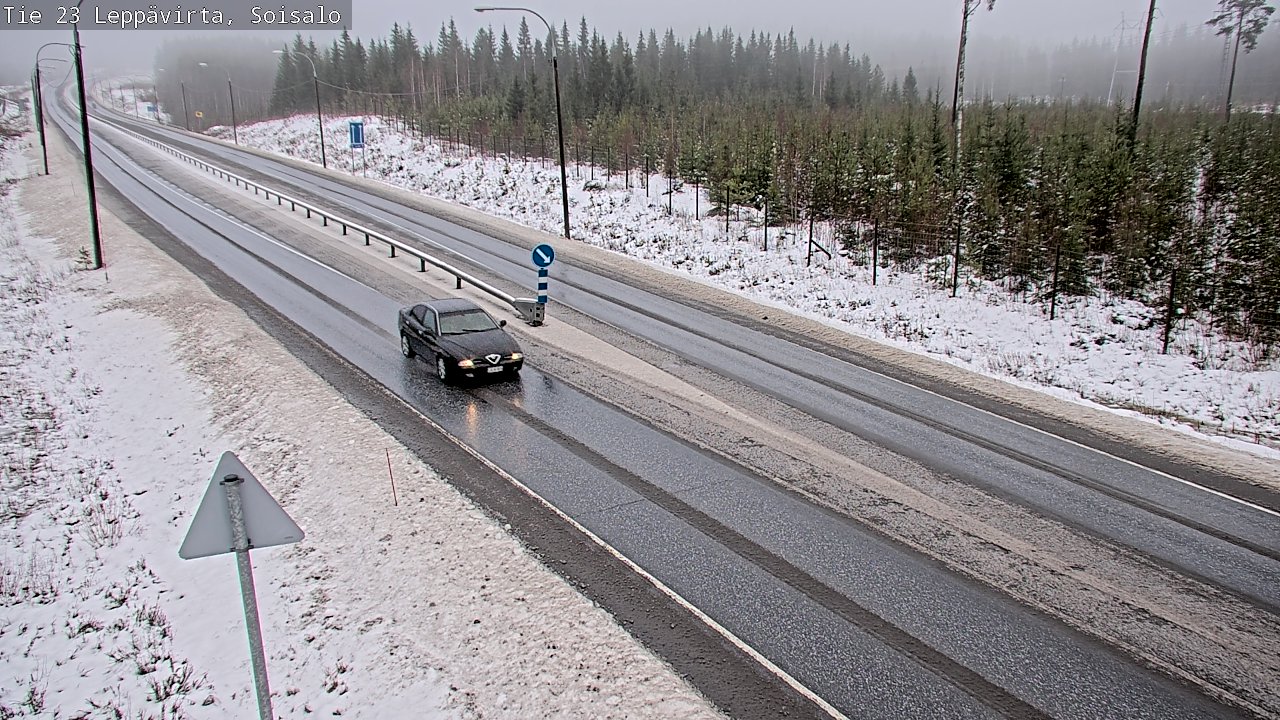 Weather Camera Image Road 23 Leppävirta, Soisalo, Leppävirta, Pohjois-Savo