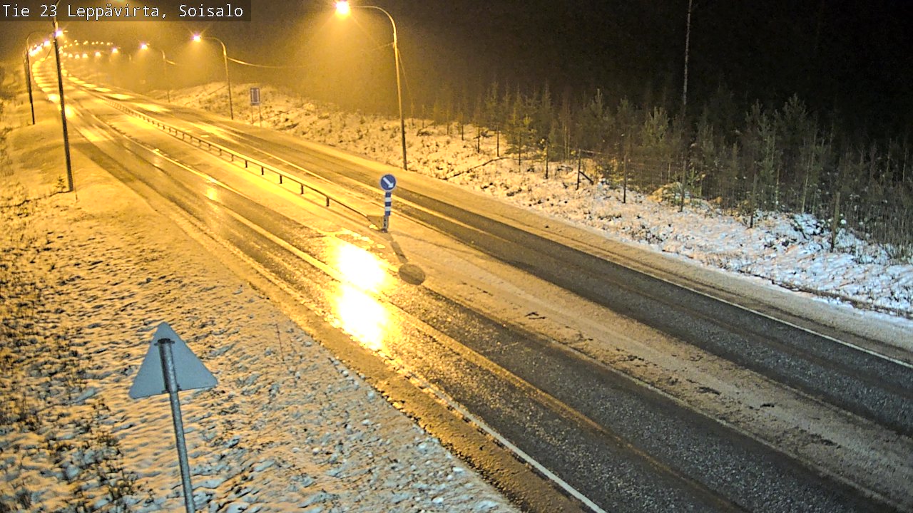 Weather Camera Image Road 23 Leppävirta, Soisalo, Leppävirta, Pohjois-Savo