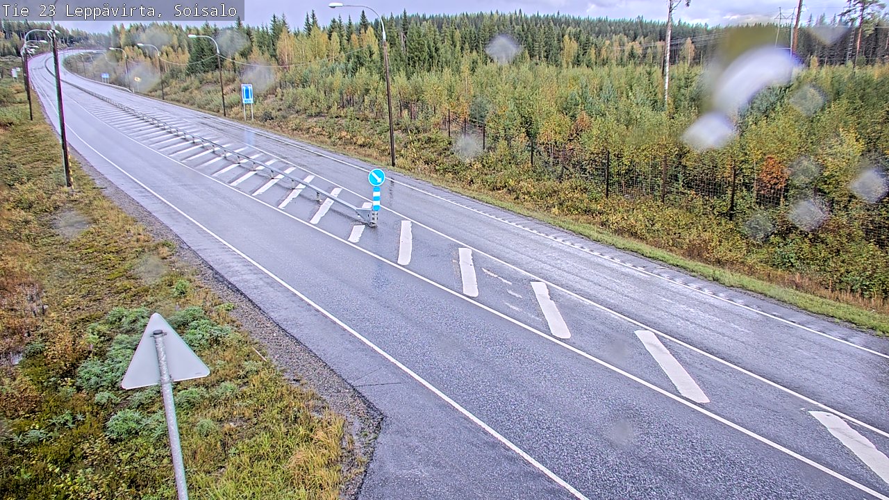 Weather Camera Image Road 23 Leppävirta, Soisalo, Leppävirta, Pohjois-Savo