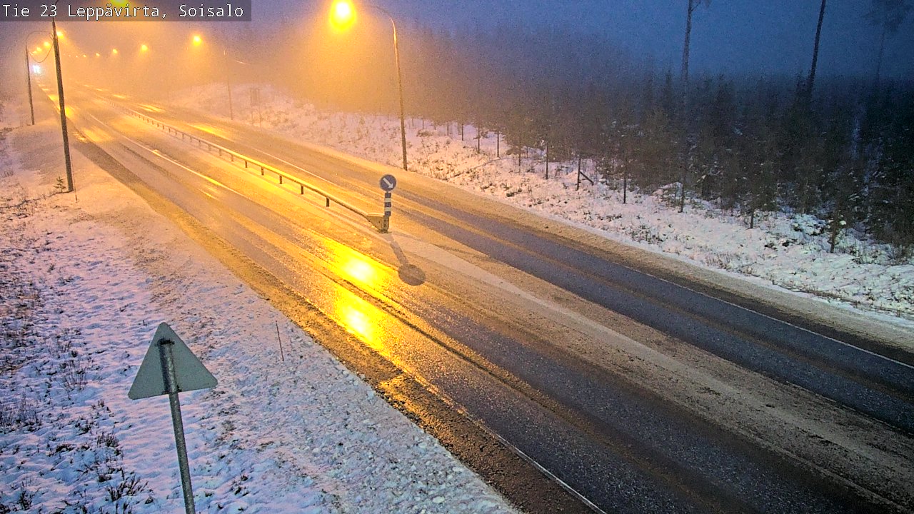 Weather Camera Image Road 23 Leppävirta, Soisalo, Leppävirta, Pohjois-Savo