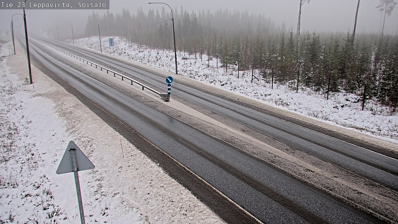 Weather Camera Image Road 23 Leppävirta, Soisalo, Leppävirta, Pohjois-Savo
