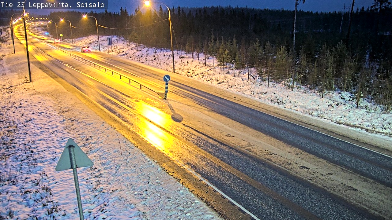 Weather Camera Image Road 23 Leppävirta, Soisalo, Leppävirta, Pohjois-Savo