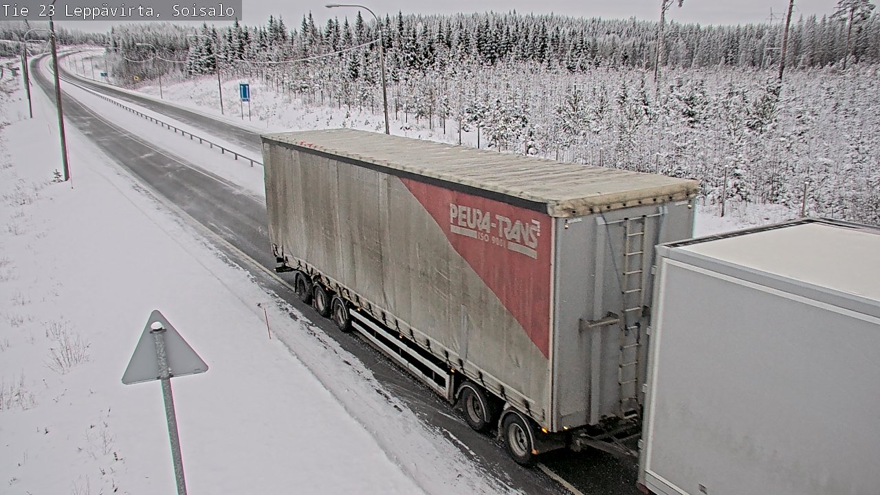 Weather Camera Image Road 23 Leppävirta, Soisalo, Leppävirta, Pohjois-Savo