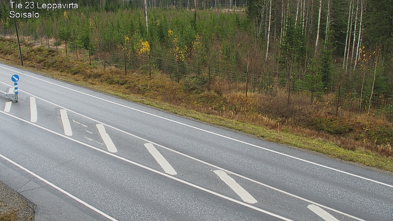 Weather Camera Image Väg 23 Leppävirta, Soisalo, Leppävirta, Pohjois-Savo