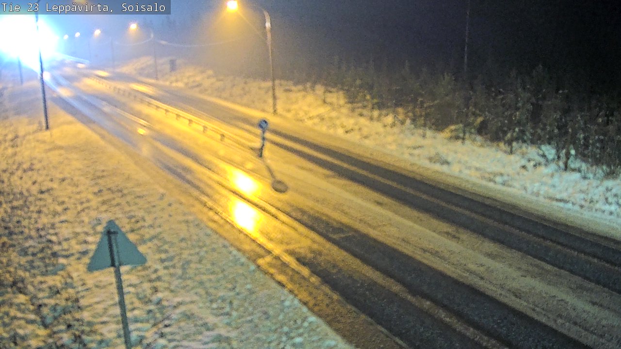 Weather Camera Image Road 23 Leppävirta, Soisalo, Leppävirta, Pohjois-Savo
