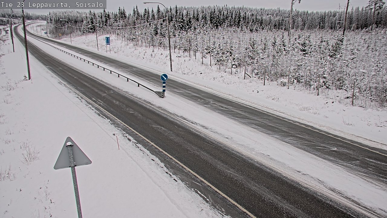 Weather Camera Image Road 23 Leppävirta, Soisalo, Leppävirta, Pohjois-Savo