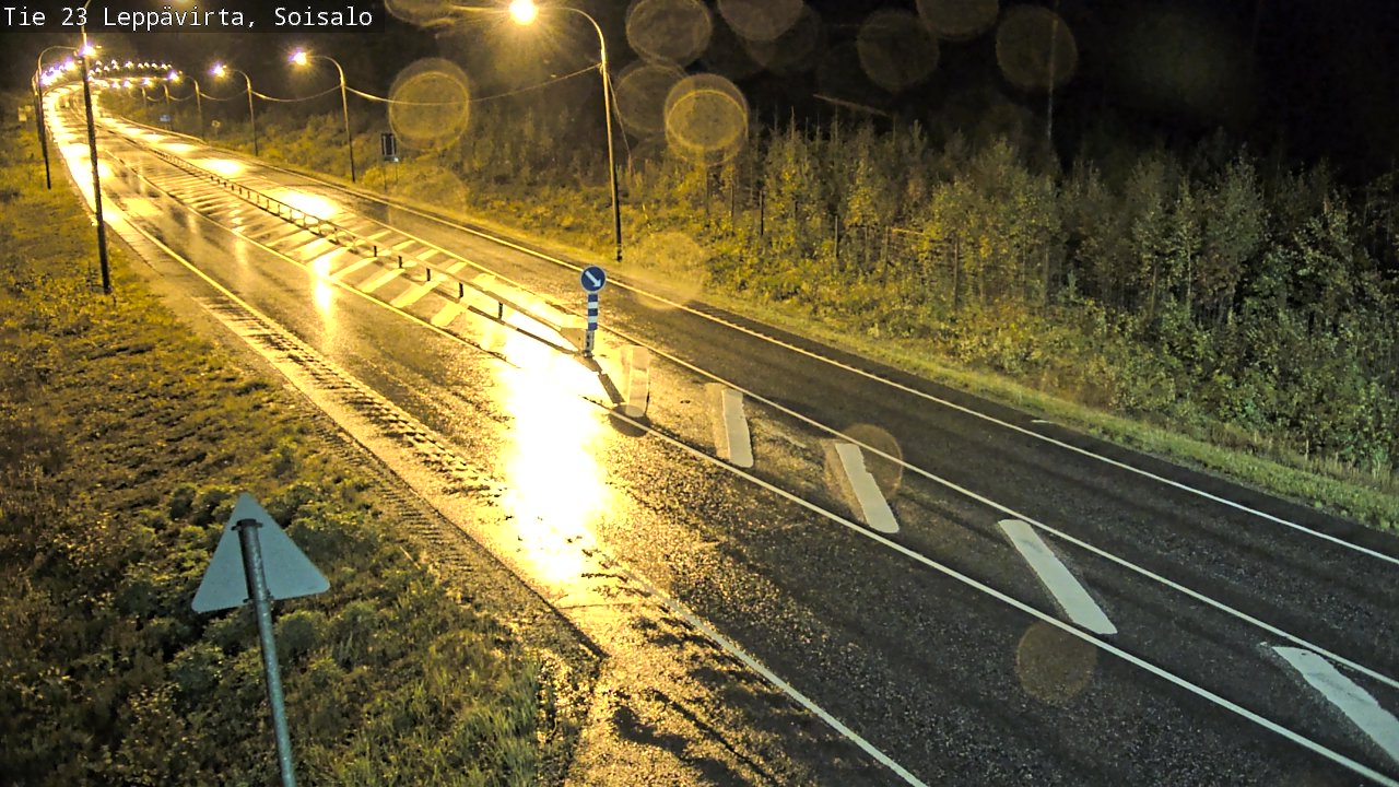 Weather Camera Image Road 23 Leppävirta, Soisalo, Leppävirta, Pohjois-Savo