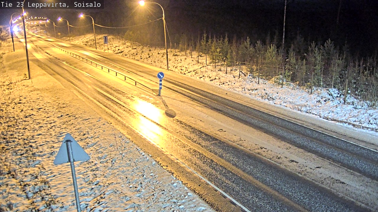 Weather Camera Image Road 23 Leppävirta, Soisalo, Leppävirta, Pohjois-Savo