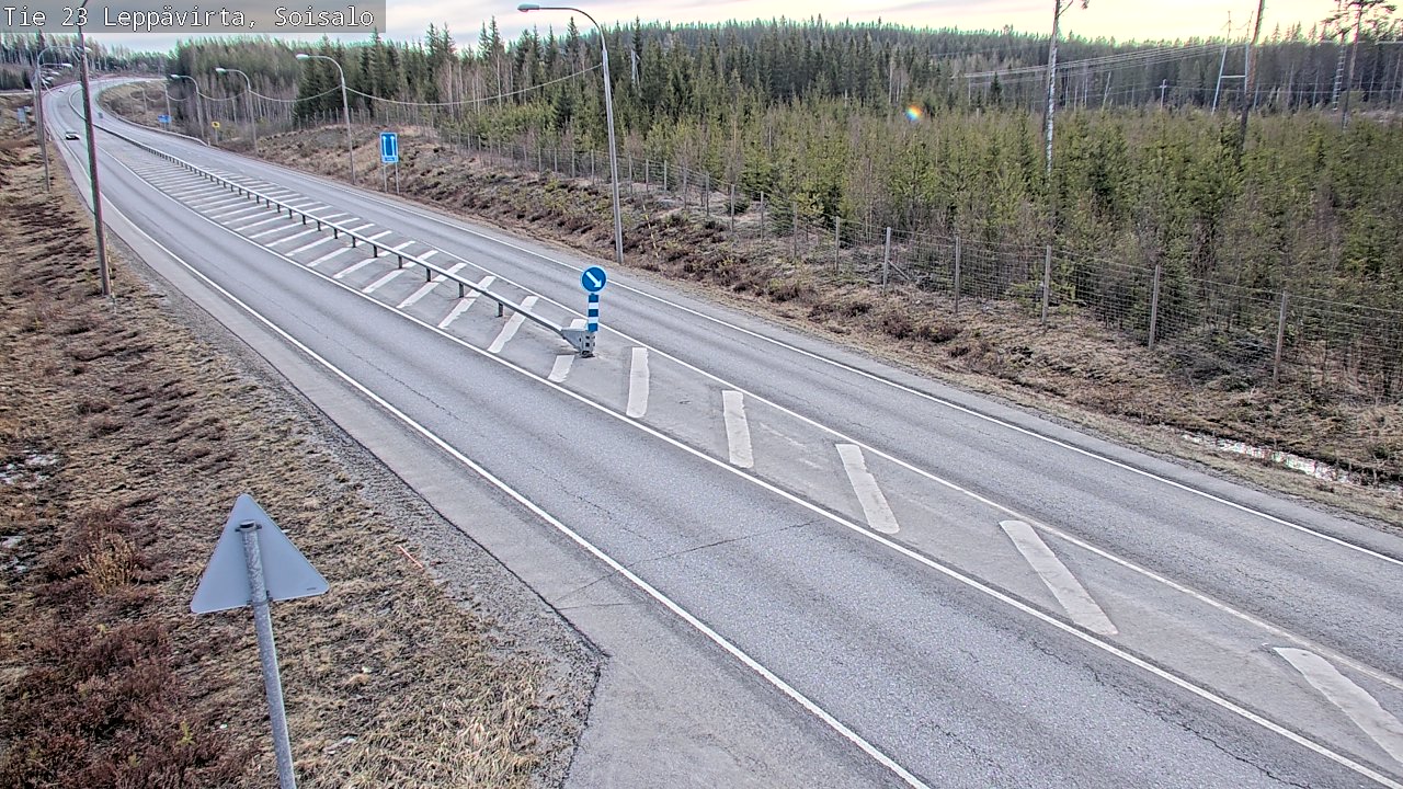 Weather Camera Image Väg 23 Leppävirta, Soisalo, Leppävirta, Pohjois-Savo