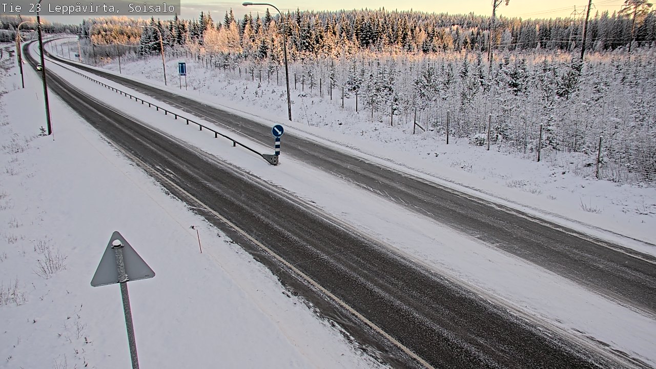 Weather Camera Image Road 23 Leppävirta, Soisalo, Leppävirta, Pohjois-Savo