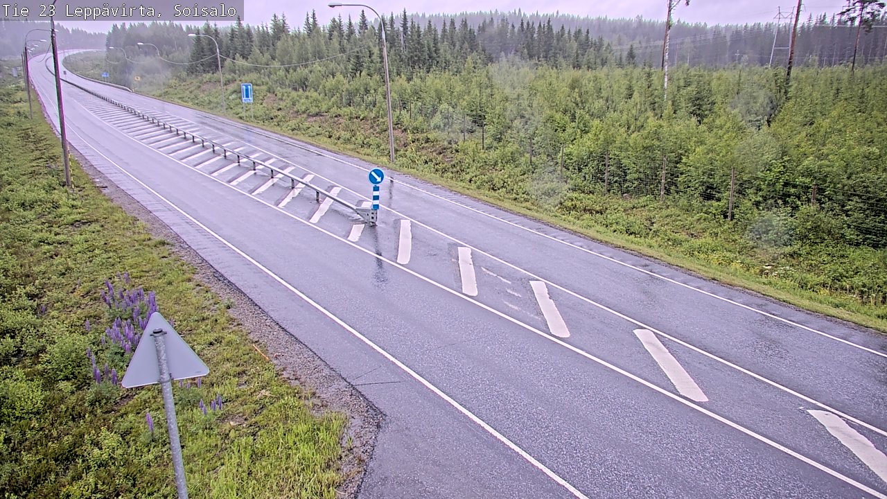 Kelikamerat Kuva Tie 23 Leppävirta, Soisalo, Leppävirta, Pohjois-Savo