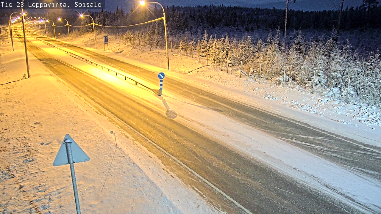 Weather Camera Image Road 23 Leppävirta, Soisalo, Leppävirta, Pohjois-Savo