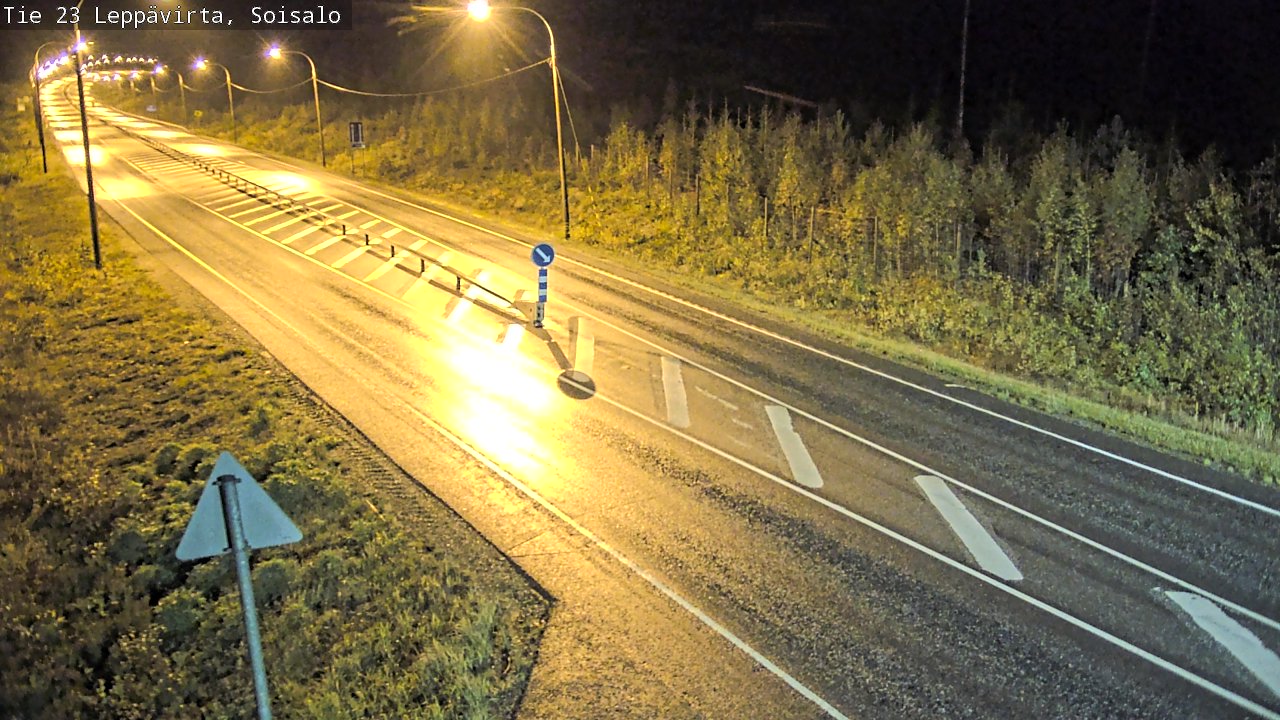 Weather Camera Image Road 23 Leppävirta, Soisalo, Leppävirta, Pohjois-Savo