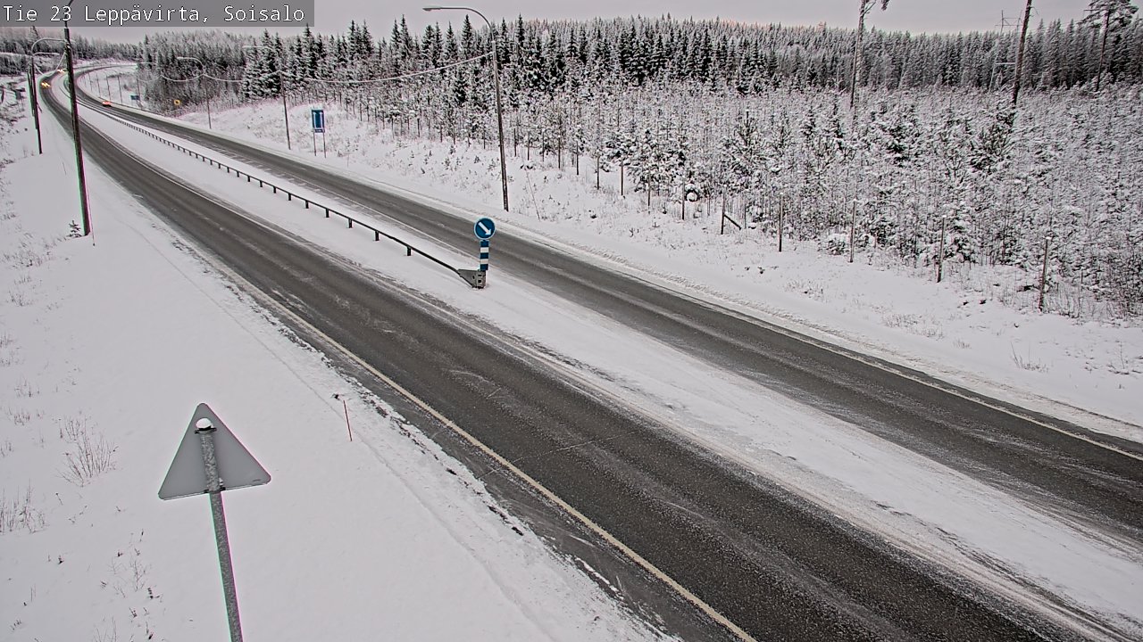 Weather Camera Image Road 23 Leppävirta, Soisalo, Leppävirta, Pohjois-Savo