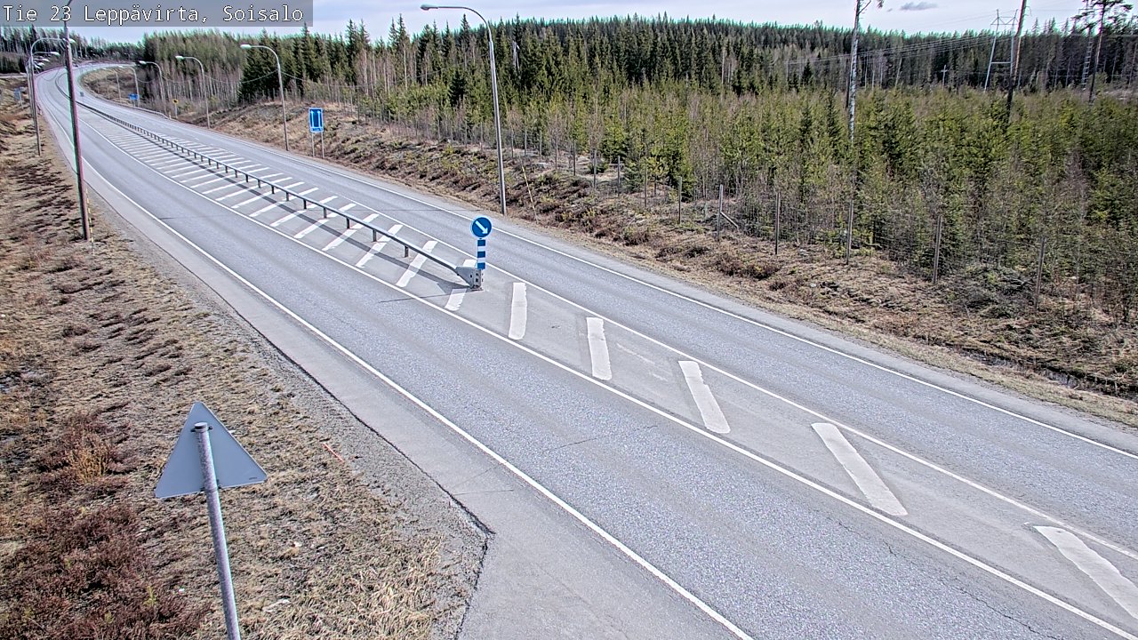 Weather Camera Image Väg 23 Leppävirta, Soisalo, Leppävirta, Pohjois-Savo