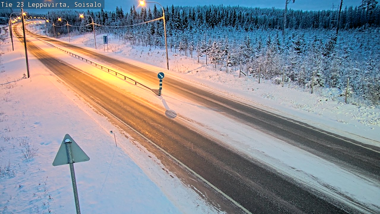 Weather Camera Image Road 23 Leppävirta, Soisalo, Leppävirta, Pohjois-Savo