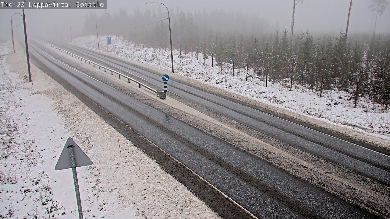Weather Camera Image Road 23 Leppävirta, Soisalo, Leppävirta, Pohjois-Savo