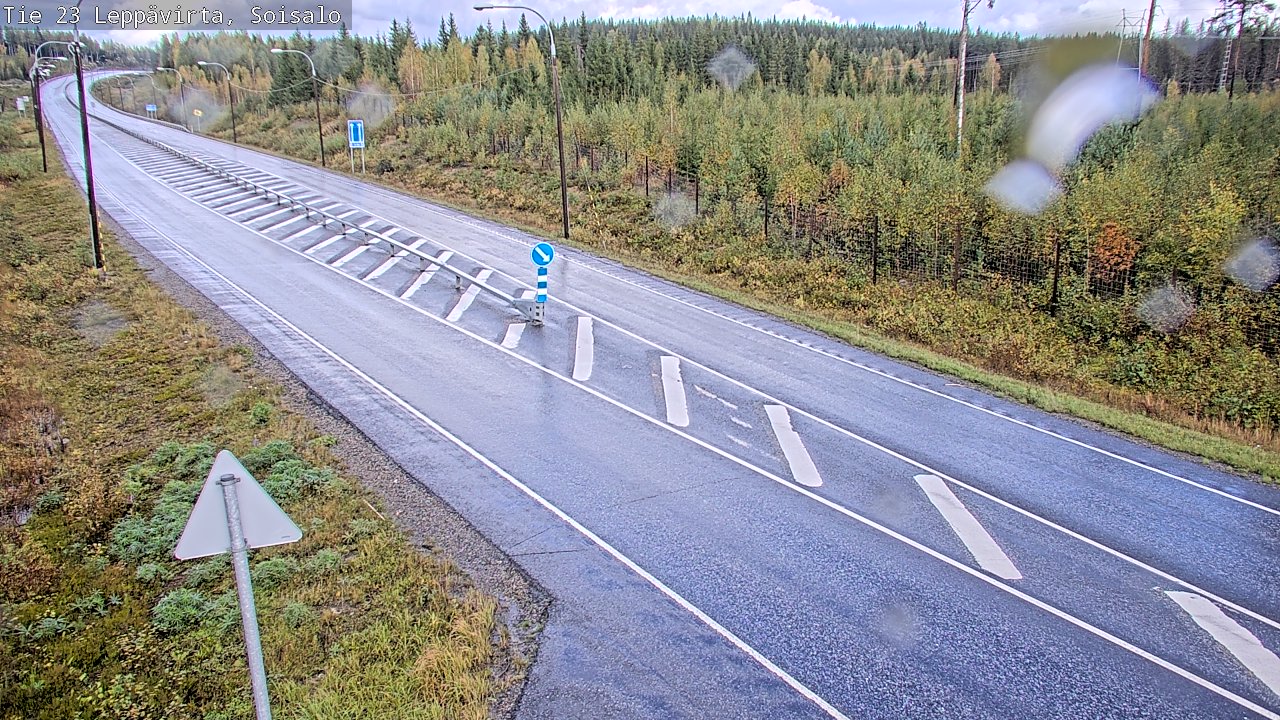 Weather Camera Image Road 23 Leppävirta, Soisalo, Leppävirta, Pohjois-Savo