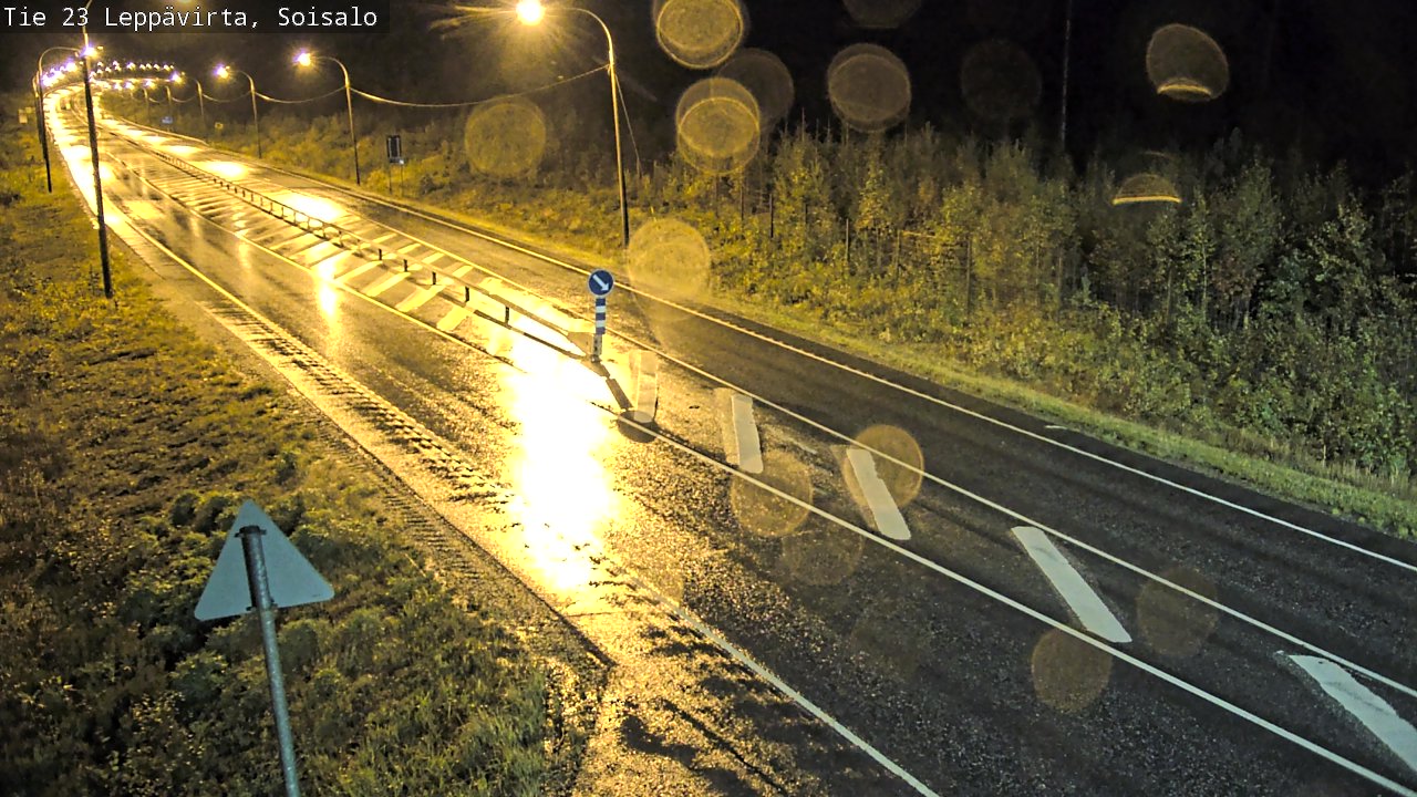 Weather Camera Image Road 23 Leppävirta, Soisalo, Leppävirta, Pohjois-Savo