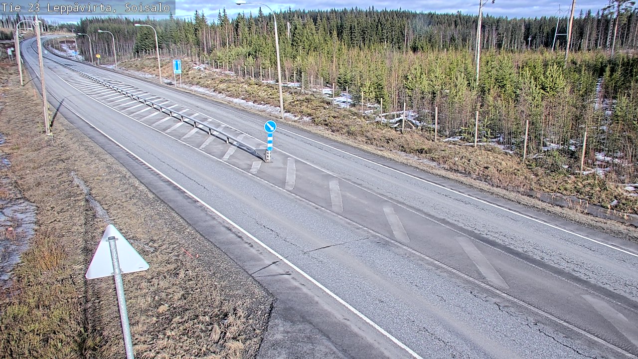 Kelikamerat Kuva Tie 23 Leppävirta, Soisalo, Leppävirta, Pohjois-Savo