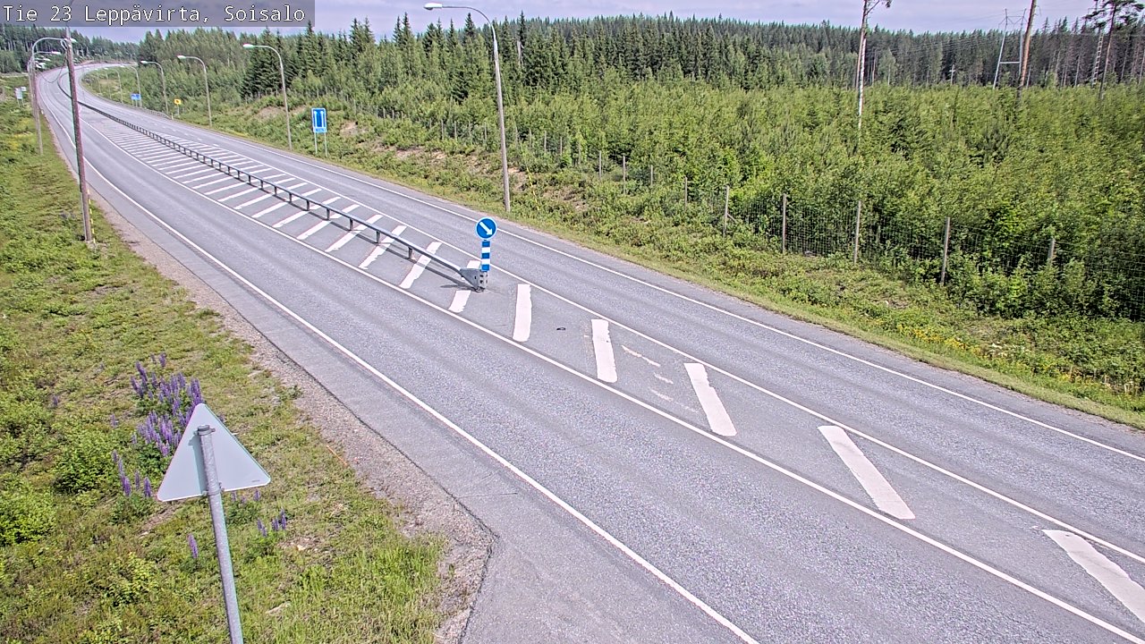 Kelikamerat Kuva Tie 23 Leppävirta, Soisalo, Leppävirta, Pohjois-Savo