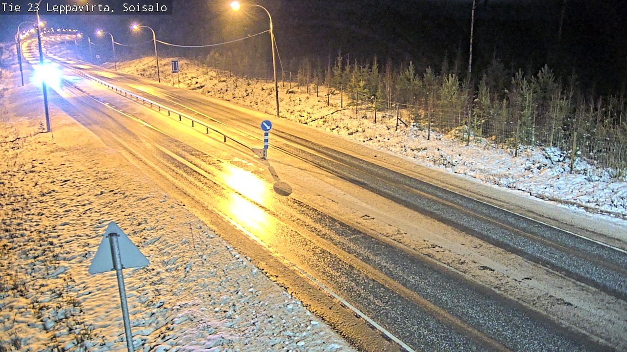 Weather Camera Image Road 23 Leppävirta, Soisalo, Leppävirta, Pohjois-Savo