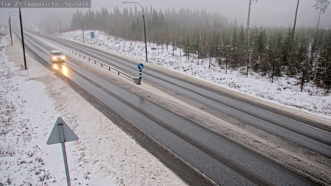 Weather Camera Image Road 23 Leppävirta, Soisalo, Leppävirta, Pohjois-Savo