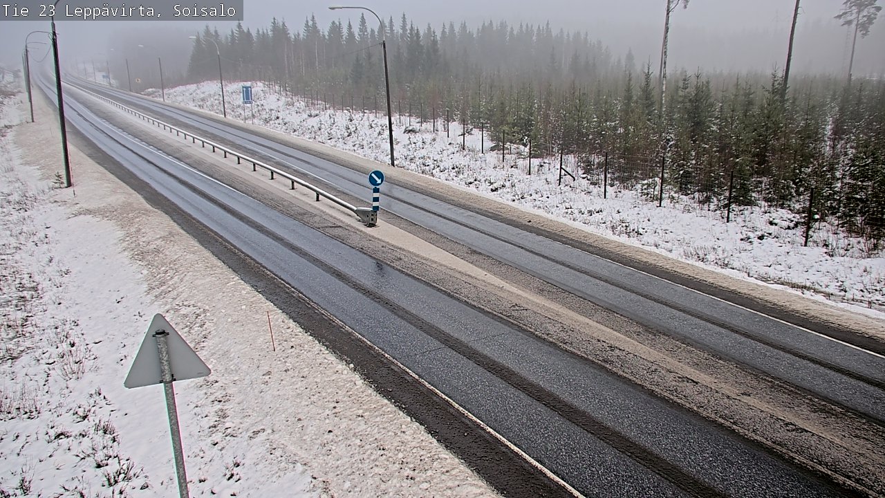 Weather Camera Image Road 23 Leppävirta, Soisalo, Leppävirta, Pohjois-Savo