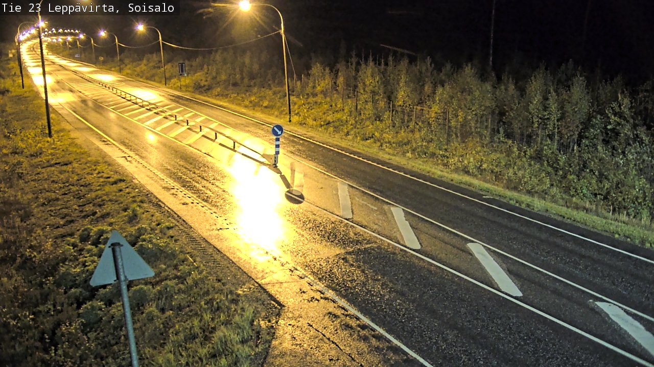 Weather Camera Image Road 23 Leppävirta, Soisalo, Leppävirta, Pohjois-Savo