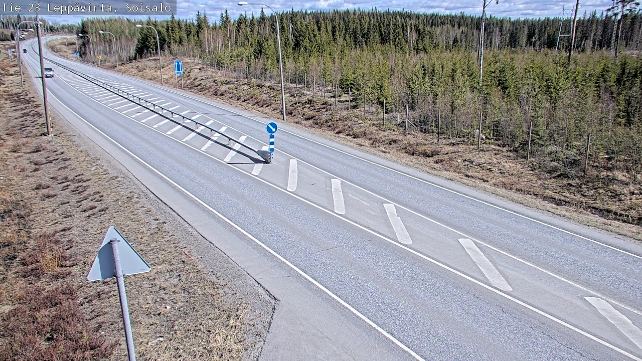 Weather Camera Image Väg 23 Leppävirta, Soisalo, Leppävirta, Pohjois-Savo