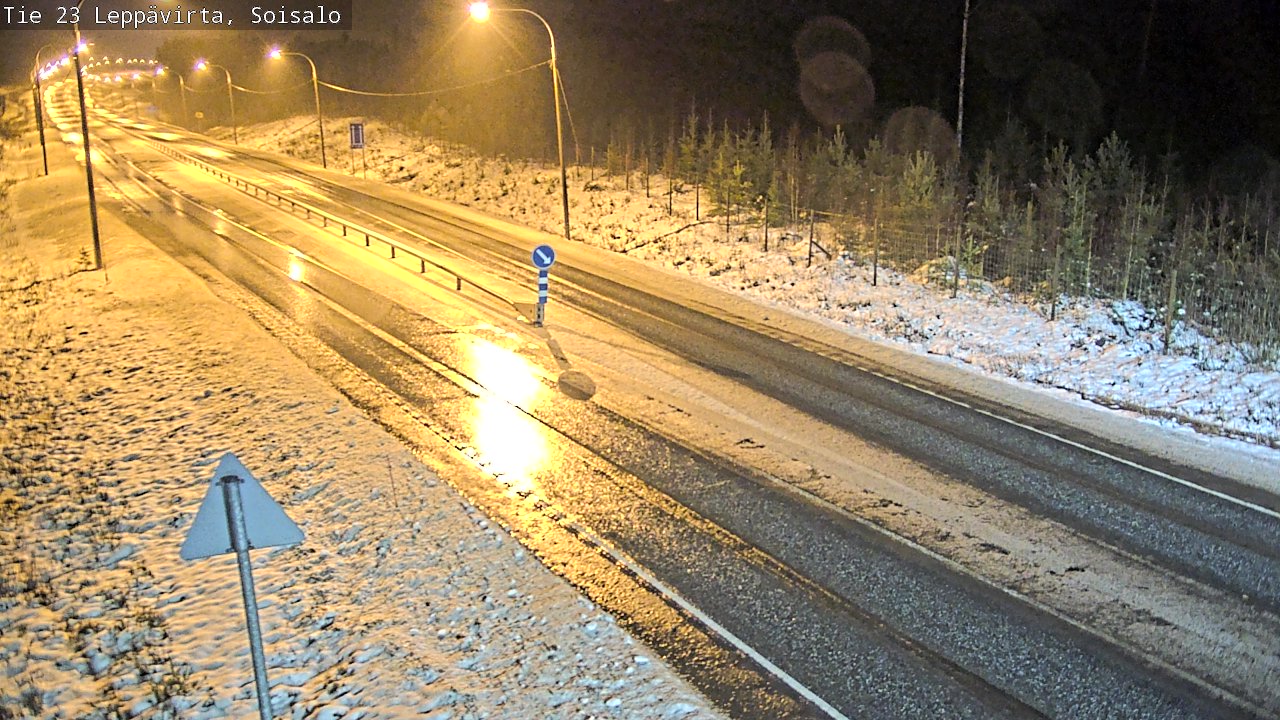 Weather Camera Image Road 23 Leppävirta, Soisalo, Leppävirta, Pohjois-Savo